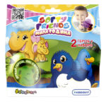 Figurine elastice surpriza 2 buc in forma de animal din seria Familia draguta Sbabam