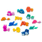 Figurine elastice surpriza 2 buc in forma de animal din seria Familia draguta Sbabam — изображение 2