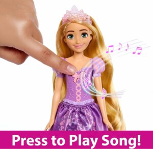 Papusa Rapuntel (canta) Disney Princess MATTEL - imagine 4