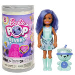 Papusa Surpriza Pop Reveal Chelsea Bubble Tee Mix Barbie MATTEL - imagine 3