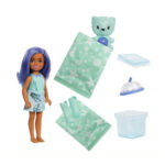 Papusa Surpriza Pop Reveal Chelsea Bubble Tee Mix Barbie MATTEL - imagine 4