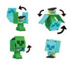 Figurina Flippin' Figs, 2-in-1 Fidget Play Minecraft MATTEL - imagine 2