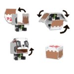 Figurina Flippin' Figs, 2-in-1 Fidget Play Minecraft MATTEL - imagine 3