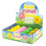 Jucarie antistres Fluffy Farm Puffer Balls Keycraft - imagine 2