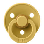 Suzeta din latex Bibs Colour 6-18 luni Mustard Bibs