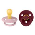 Suzete din latex Bibs Colour 0-6 luni 2buc Pink Plum /Elderberry Bibs - imagine 2
