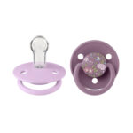 Suzeta din silicon Bibs Liberty De Lux 0-36 luni 2buc Chamomile Lawn Mauve Mix Bibs - imagine 2