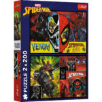 Puzzle 4x250 el. Spider-Man day and night / Disney Marvel Spiderman Trefl
