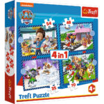 Puzzle 4in1 Doggy things / Viacom Paw Patrol Trefl