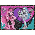 Puzzle 4in1 An electrifying day at Monster High / Mattel, Monster High Trefl — изображение 4