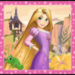 Puzzle 3in1 Beautiful flowers / Disney Princess Trefl — изображение 3