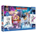 Puzzle+Carte de colarat. Baby Maxi 2x10. Paw Patrol,Trefl