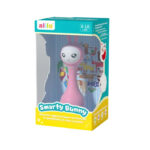 Jucarie Iepuras interactiv pentru bebelusi, roz, RO/EN Smarty Bunny ALILO