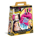 Set pentru tatuaje cu sclipici Glitter Tatoo Clementoni - imagine 3