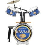 Set toba 4 buc cu scaun Golden Drums REIG