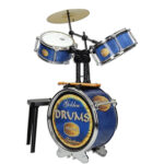Set toba 4 buc cu scaun Golden Drums REIG - imagine 2