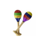 Maracas Polychromo instrument muzical de jucarie, lemn REIG