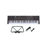 Sintetizator electric cu 61 clape cu Microfon roz REIG