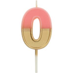 Lumanare Retro Vibes Warm Hues Metallic Cifra 0 Folat