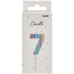 Lumanare Cifra 7 Pastel Vibes multicolor Folat — изображение 2
