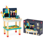 Set de joaca Banc de lucru magnetic cu figurina robotel Janod