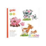 Set puzzle - Animale de ferma (27 buc) Goki