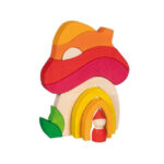 Jucarie lemn - Casa de ciuperci Goki