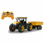 Tractor cu remorca JCB Fastrac cu telecomanda JAMARA