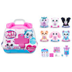 Jucarie de plus surpriza Animalut Seria Puppy Rescue cu sunete si care imita S3 Pets Alive ZURU