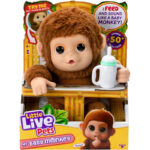 Jucarie interactiva Maimuta MY BABY Monkey Little Live Pets Moose