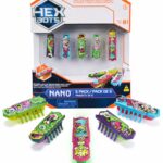 Jucarie interactiva Nano Flash 5 buc. set HEX BOTS SPIN MASTER