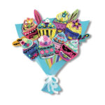 Set creativ de razuit Scratch Buchet - Prajituri AVENIR - imagine 2