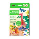 Set de Pintura Aguarela si Origami - Dinossauros AVENIR