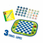 Set de 3 jocuri copii Dame, Memorie si Vacanta SES — изображение 2