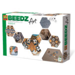 Set margele de calcat Beedz Art Safari cu placi hexagonale 5000 buc. SES