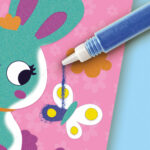 Set creativ de jucarie Arta cu nisip colorat Animale din padure SES — изображение 3