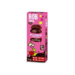 Dulciuri naturale mere-capsuna ciocolata neagra belgiana 30g BOB SNAIL