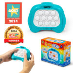 Joc interactiv Light up push popper game albastru TOBAR