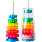 Piramida tactila cu suruburi TM Toys