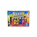 Set mini markere aromate 8 culori Scentos