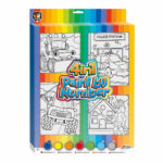 Set pictura pe numere 4-in-1 pentru baieat Grafix