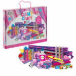 Set creativ Giant Craft Box, roz 40x30 cm peste 500 de piese GRAFIX