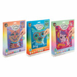 Pictura pe numere cu punctulete 20x25cm in asort. Grafix