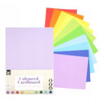 Set carton colorat A4 220 gr 10 culori GRAFIX