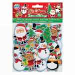 Set 25 stickere din spuma motive de Craciun Grafix