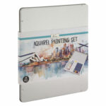 Set acuarele si creioane acuarela Nassau Fine Art 28 piese GRAFIX