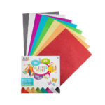 Carton colorat glitter A4 150 g Craft Sensations GRAFIX