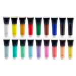 Vopsea acril 18 cul. Pastel GRAFIX - imagine 2