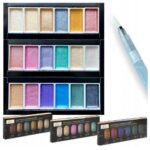 Acuarele Nassau Metallic, 6 culori plus 3 pensule GRAFIX — изображение 2