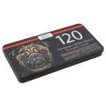 Set 120 creioane colorate in cutie metalica Nassau Fine Art GRAFIX - imagine 2